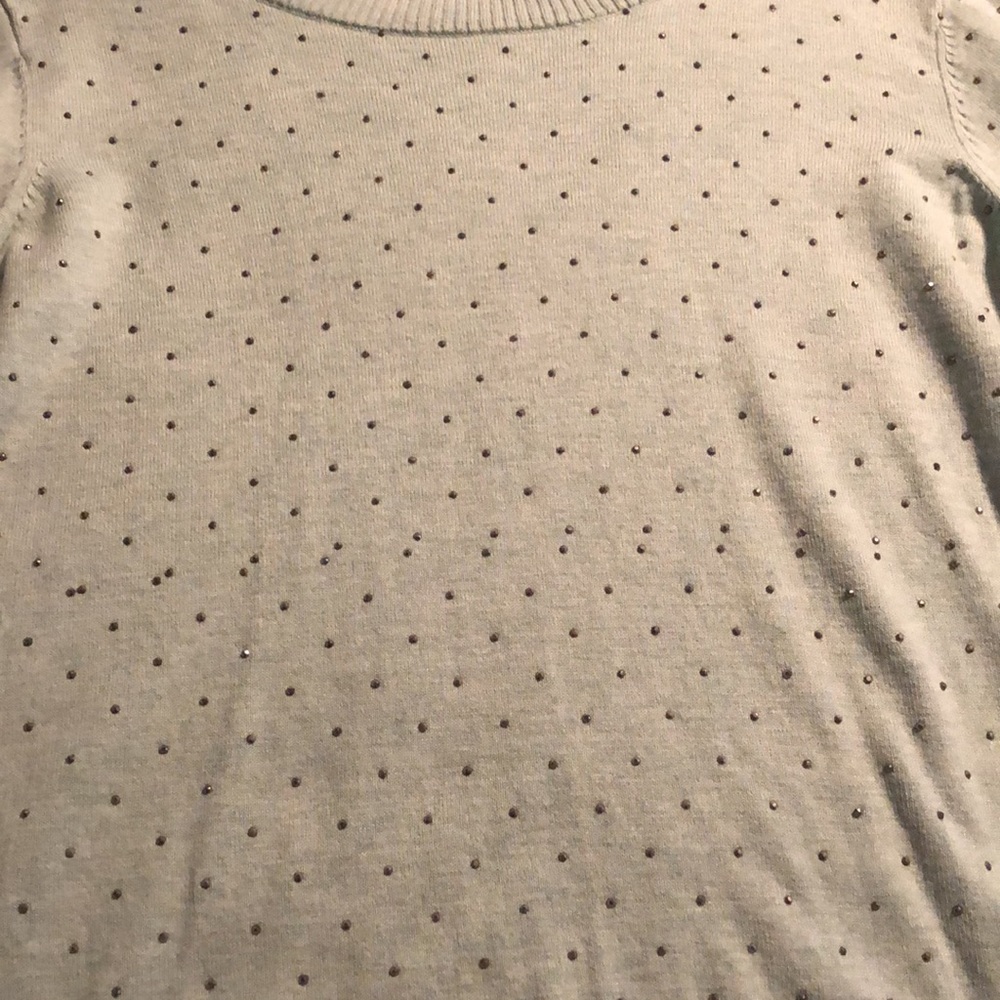 The Limited mint green studded sweater - Picture 4 of 8